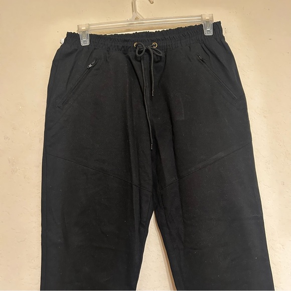 Killion Brand Twill Trackers in Black Size XL Joggers Zippered Pkts & Leg - Picture 4 of 13